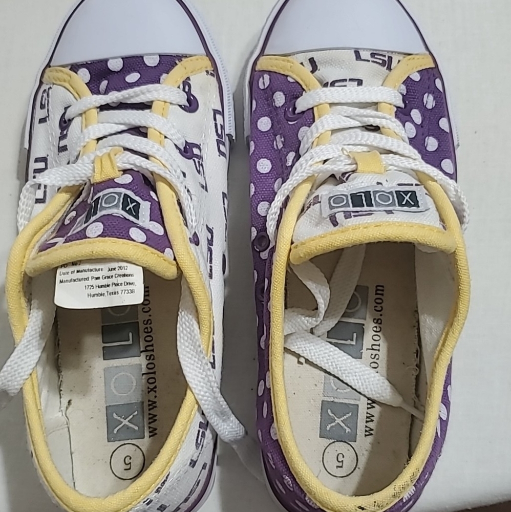 LSU tennis shoes